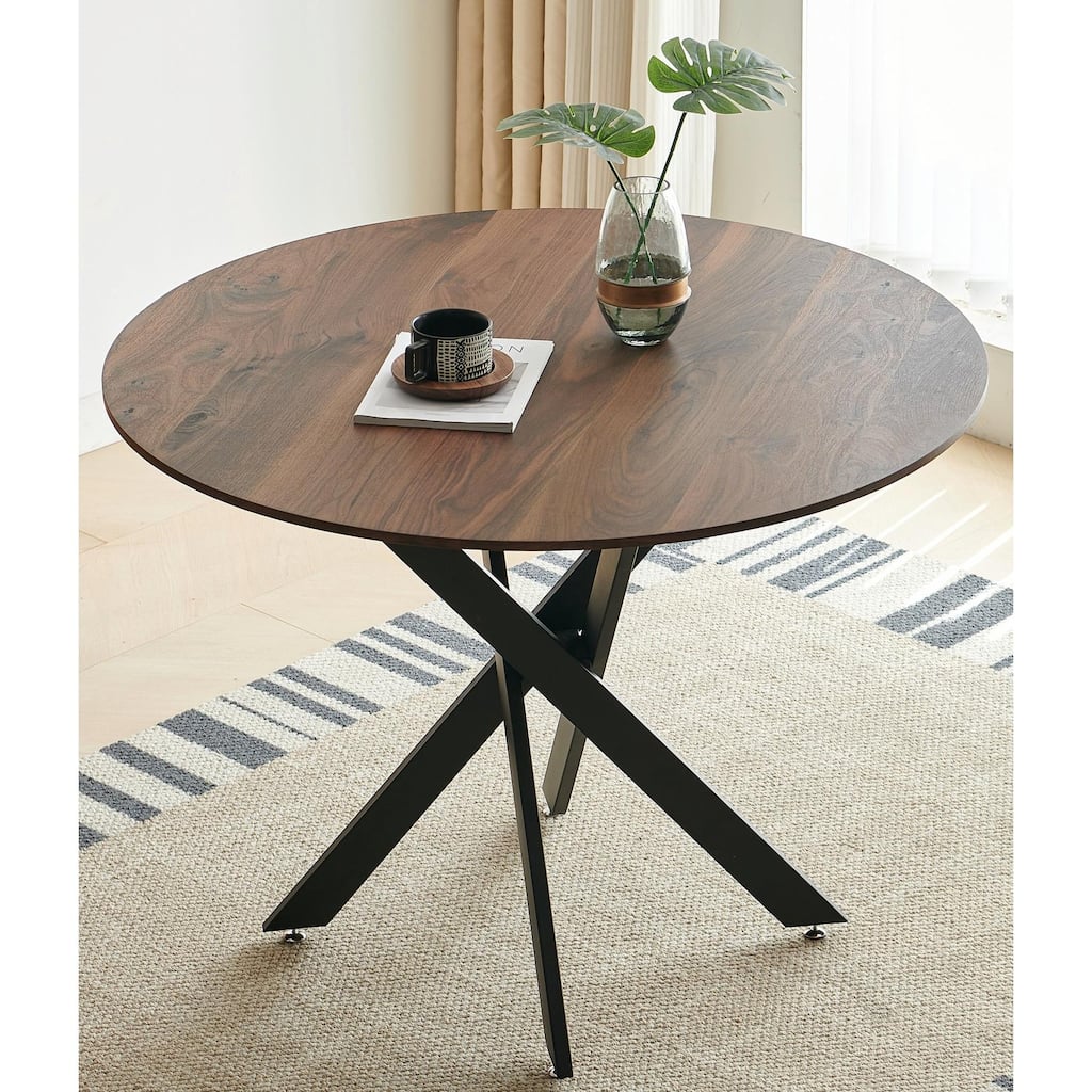 42.1'' Round Mid-Century Dining Table