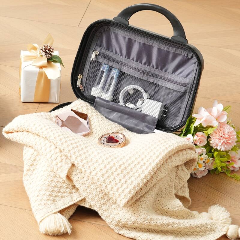 Hardshell ABS Luggage Set - Lightweight & Durable Suitcases with Dual Spinner Wheels, Carry-On & Check-In Sizes