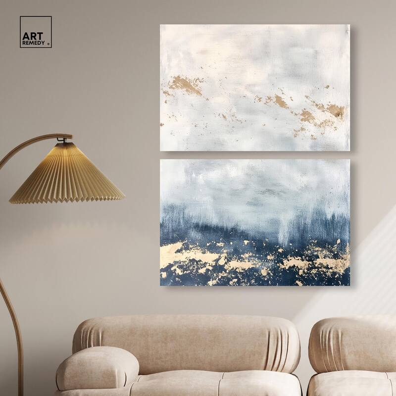Inner Cosmos II Canvas Set of 2 by Art Remedy, Gallery Wrapped
