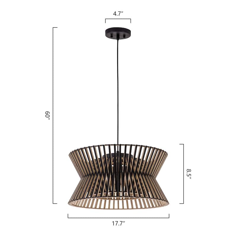 Maxax 3 - Light Dimmable Drum Chandelier