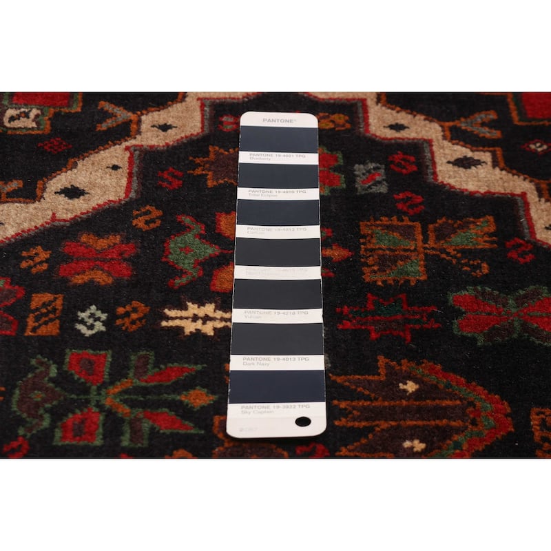 Teimani Navy Rug 3'7" x 6'0" - 3'7 x 6'0