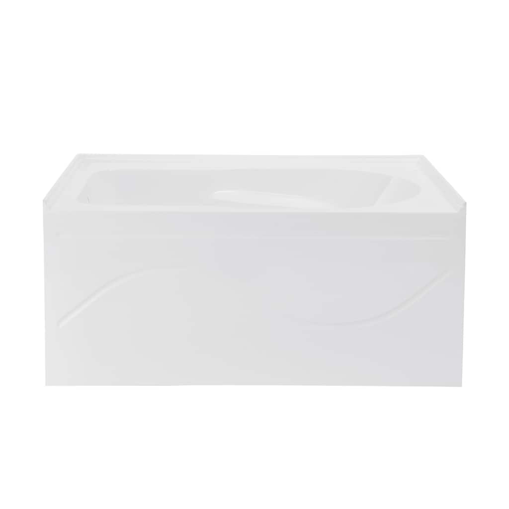 Dieppe 54'' X 30" Bathtub With Apron Left Hand Drain In White - 31.5x54 Left