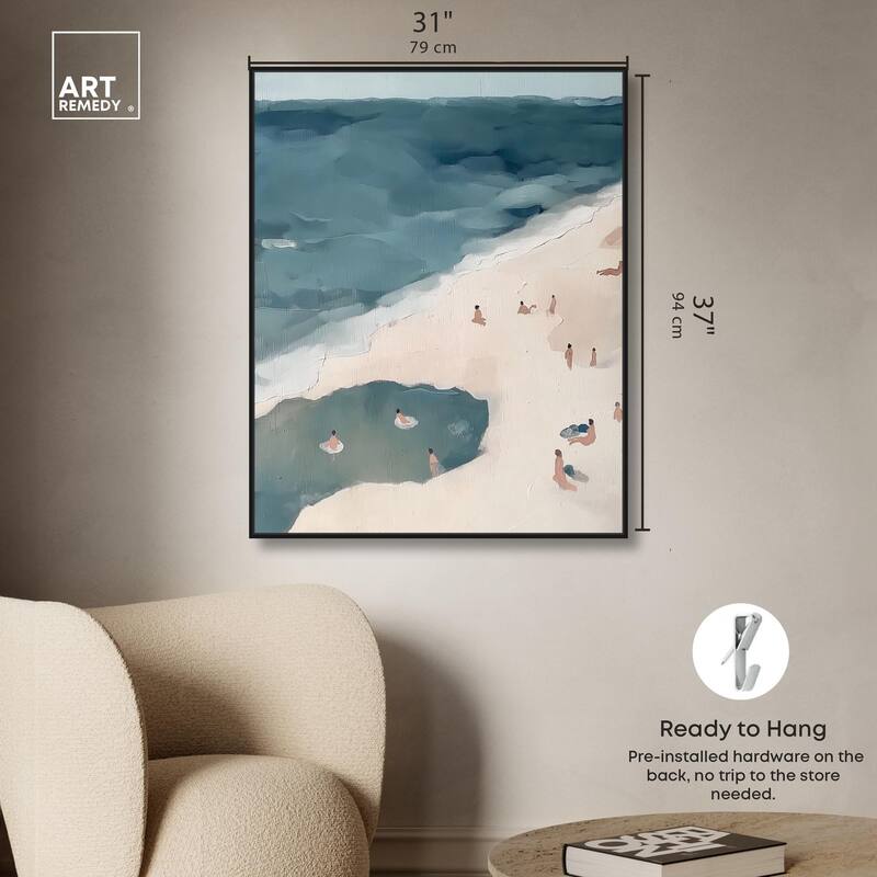 Daydreams by the Sea Canvas by Art Remedy