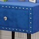 preview thumbnail 13 of 12, Queen Bedroom Set with Rivet Bed Frame, Ottoman, and Nightstands