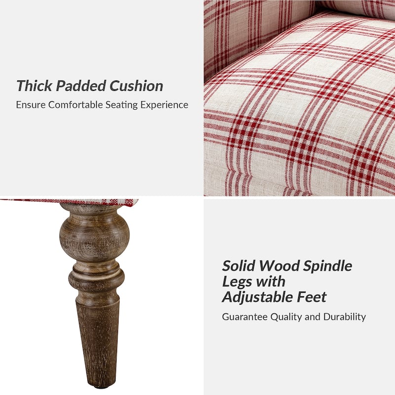 Mandan 29.5" Wide Traditional Accent Armchair with Solid Wood Legs Set of 2 by HULALA HOME