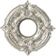3 1/2" Inside Diameter - Attica Thermoformed PVC Ceiling Medallion - 10" Outside Diameter - Bright Coat Chrome