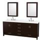 Option Espresso / Giotto Quartz Top / Brushed Chrome