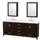 Option Espresso / Giotto Quartz Top / Brushed Chrome