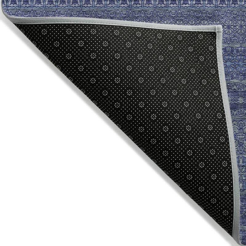 Rana Stripe Weather Resistant Blended Style Runner Outdoor Rug