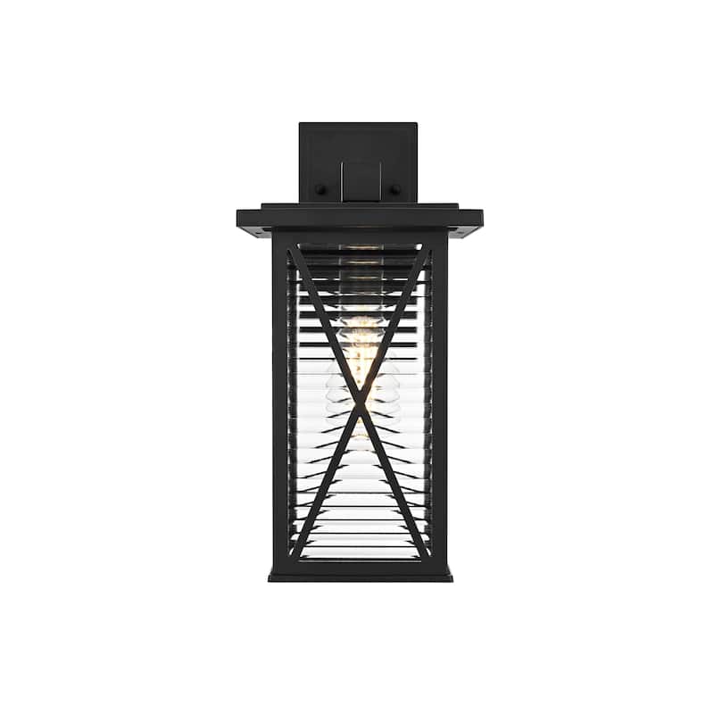 Kensington Outdoor Wall sconce in Black - 15"