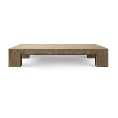 Ravello Extra Large Coffee Table 81Wx56Dx17H Weathered Gray