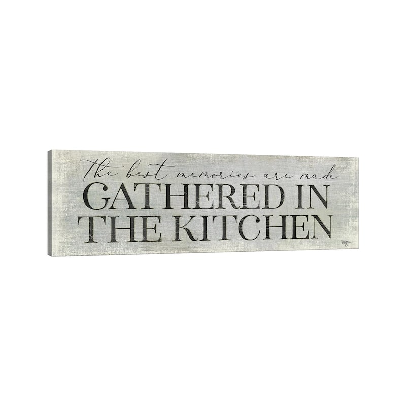 iCanvas "Gathered in the Kitchen" by Mollie B. Canvas Print