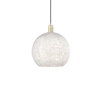 Innovations Lighting 716-1P-18-14 White Mouchette Pendant White