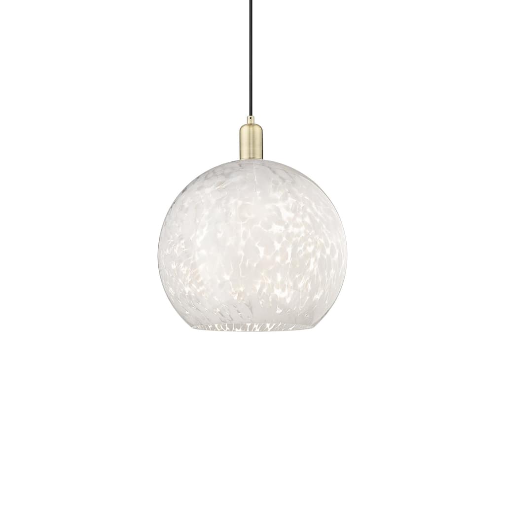 Innovations Lighting 716-1P-18-14 White Mouchette Pendant White