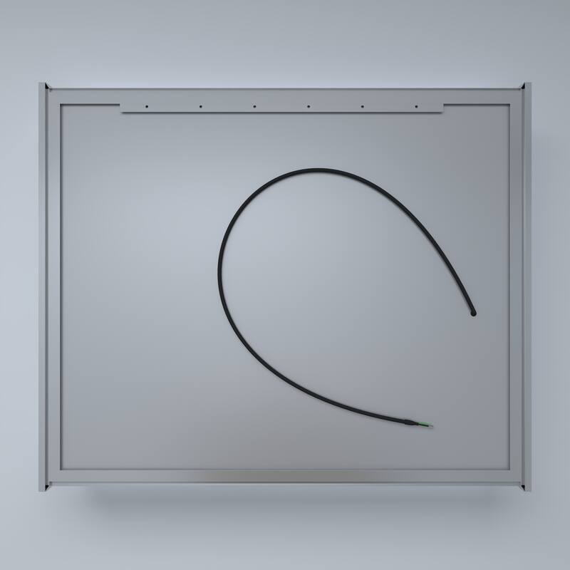 Rectangular Aluminum Recessed/Surface Mount Medicine Cabinet in Silver with Mirror LED and Clock