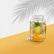 preview thumbnail 7 of 8, Glass Fluted Drink Dispenser with Spigot, Ice Infuser, & Fruit Infuser - 1 Gallon - 1 Gallon