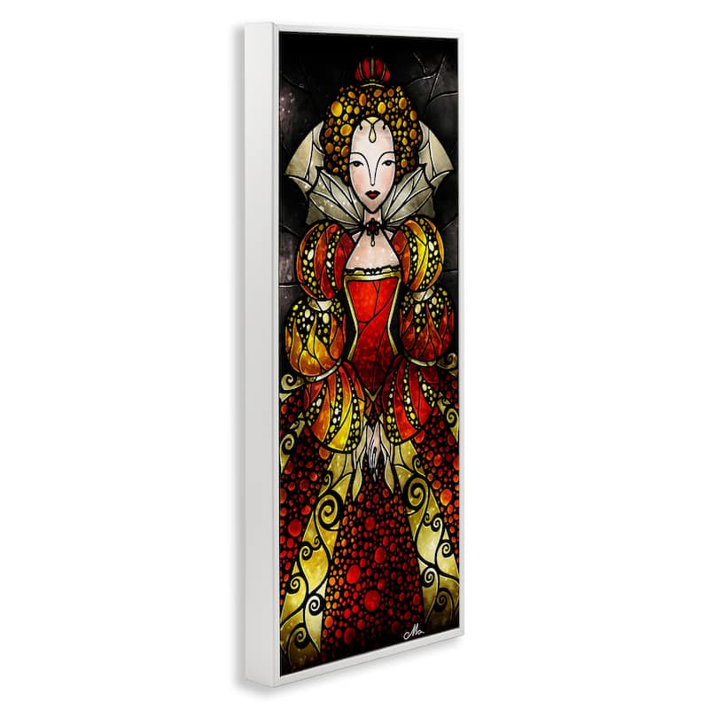 Stupell Royal Elizabeth I Portrait Framed Giclee Art Design By Mandie Manzano