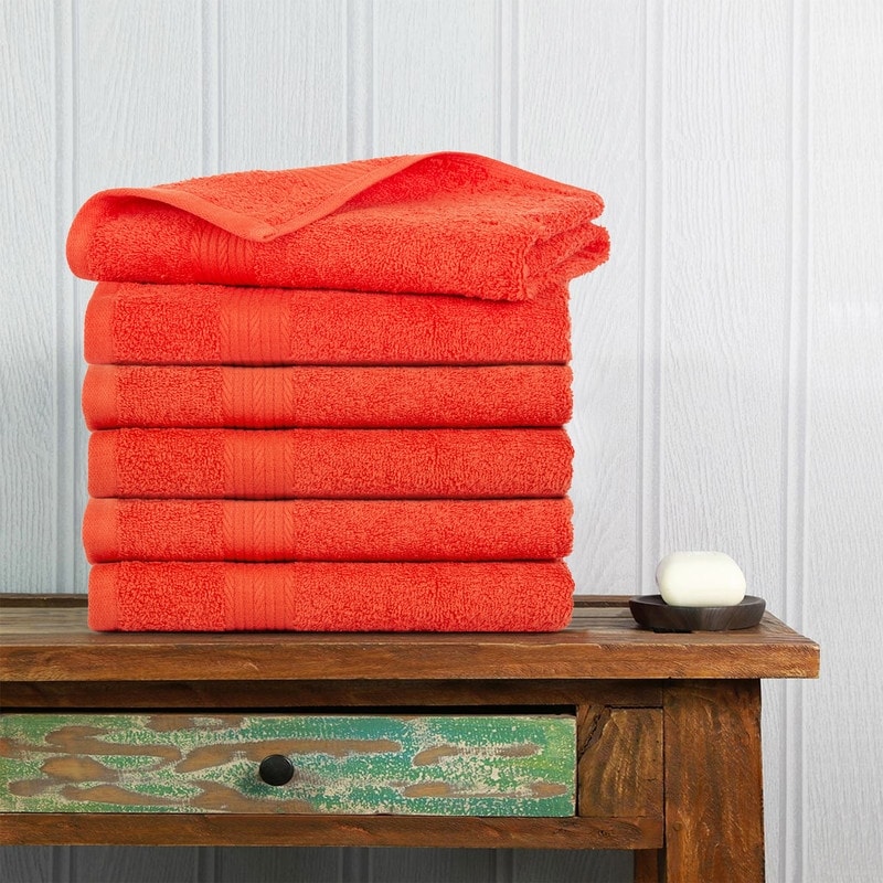 Ample Decor Bath Towel 30 x 54 inch Pack of 16 600 GSM 100% Cotton