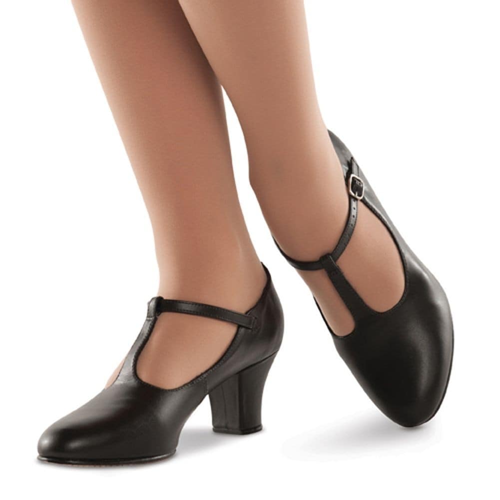 T-Strap Character Dance Shoes Size 