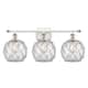 Option White and Polished Chrome / Clear Glass