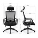 preview thumbnail 3 of 3, Moda M1903-B-P Durable Ergonomic Executive Chair with Adjustable Headrest
