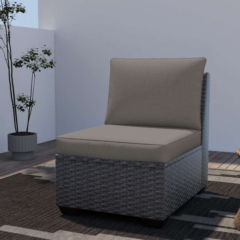 Sunbrella Fabric Outdoor Chair Seat Cushion Set