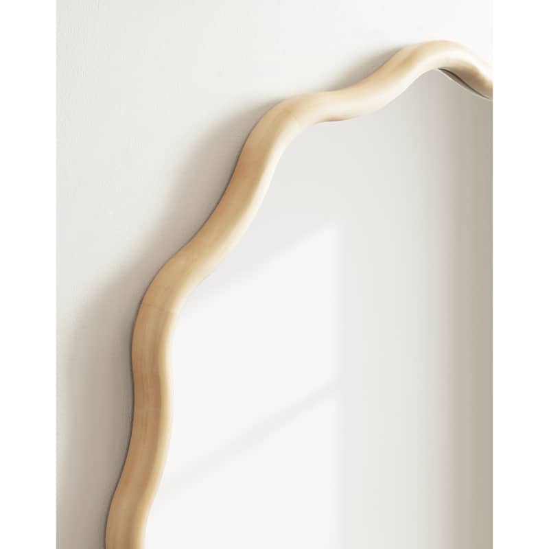 Kate and Laurel Talma Scalloped Wall Mirror