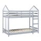 preview thumbnail 30 of 32, Walker Edison Wood Twin over Twin Bunk Bed