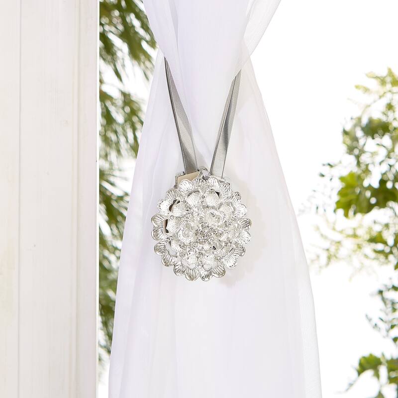 Simplify Magnetic Curtain Tie Back in Gold