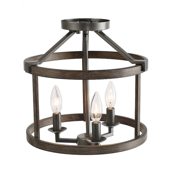 semi flush foyer lighting