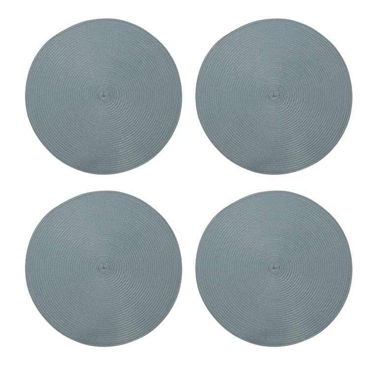Woven Placemats - Light Blue