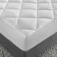 preview thumbnail 4 of 4, Croscill Signature White Dobby Cotton Waterproof Mattress Pad