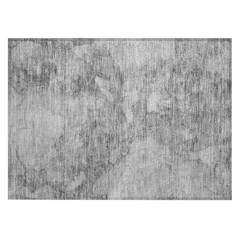 Machine Washable Indoor/ Outdoor Chantille Abstract Watercolor Rug
