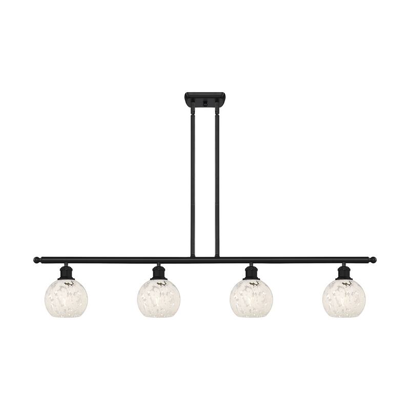 Innovations Lighting 516-4I-9-48-White Mouchette-Indoor Pendant White