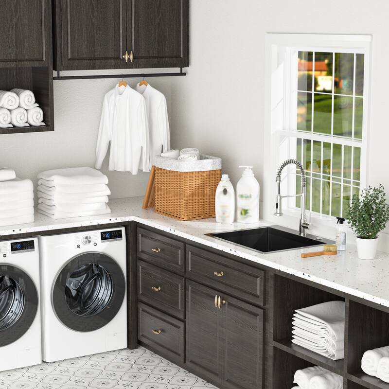 Sink In 25"x22"x12" Laundry Utility 16 Gauge Stainless Steel Drop In Topmount 12 Inch Deep Single Bowl