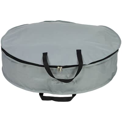 Multi-Seasonal Wreath Storage Bag - 30" - Gray