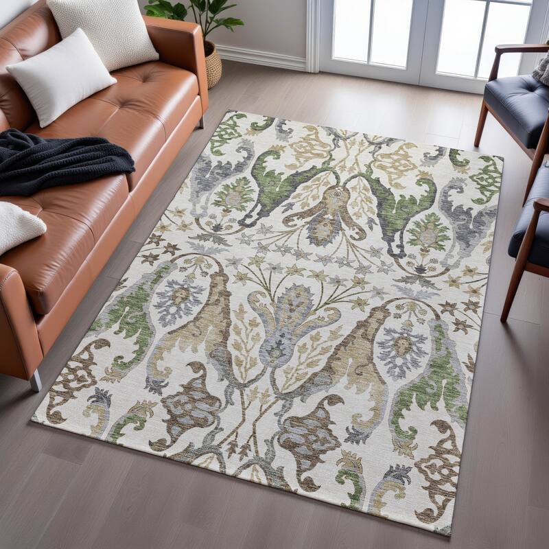 Premium Washable Super Soft Traditional Americana Mayfield Rug