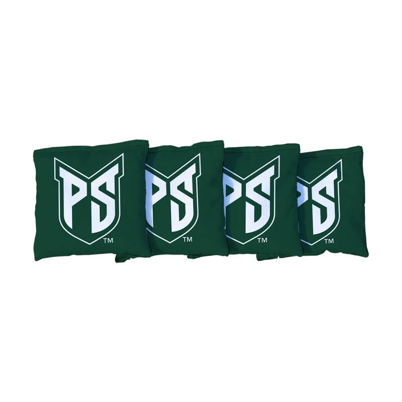 Portland State University Vikings Green Cornhole Bags - Corn Filled