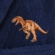 preview thumbnail 13 of 18, Sweet Kids 100% Polyester SUPER PLUSH Double Brushed Hooded Bathrobe - DINO