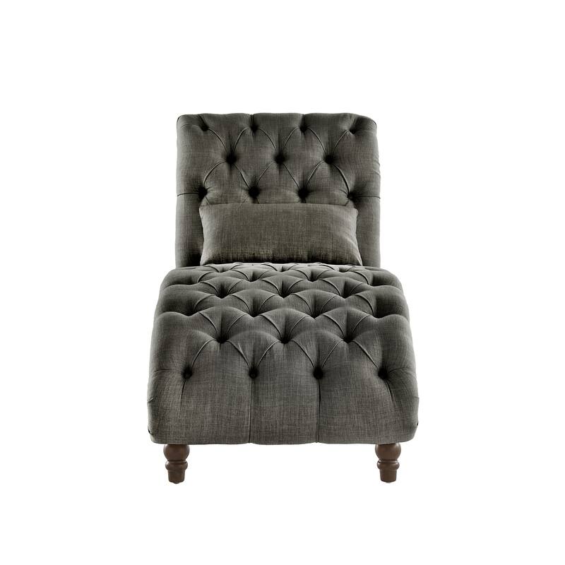 Knightsbridge Tufted Oversized Chaise Lounge by iNSPIRE Q Artisan