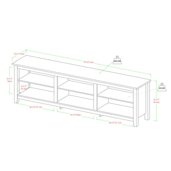 Copper grove top beaverhead tv stand
