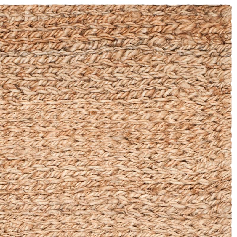 SAFAVIEH, Handmade Natural Fiber Valery Casual Solid Jute Rug