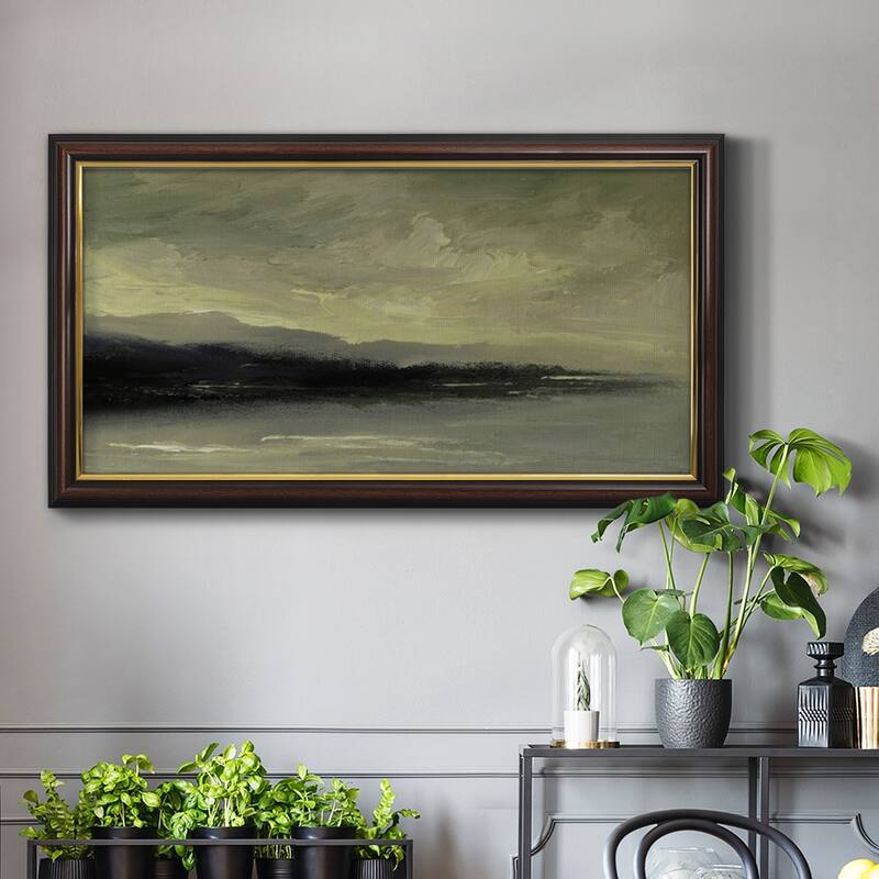 Coastal Dawn Premium Framed Canvas- Ready to Hang