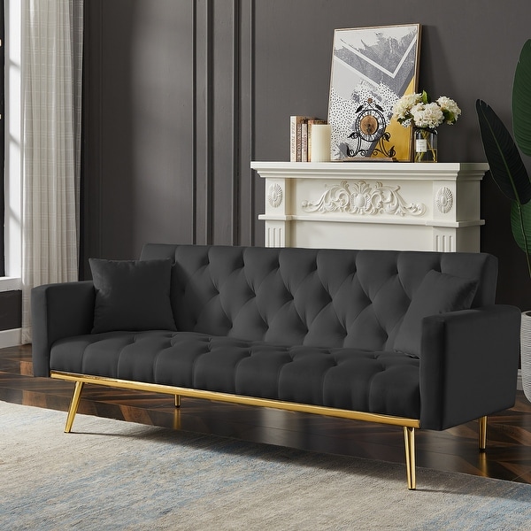Tufted futon outlet