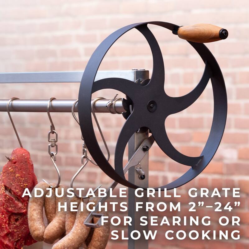 Backyard Discovery Argentine Santa Maria Wood Fire & Charcoal Grill - premium