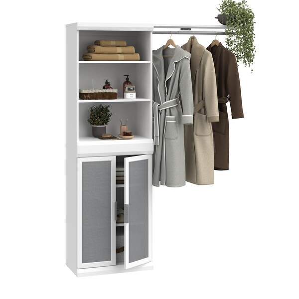 ClosetMaid Mosaics 7-Shelf 1-Hang Rod 2-Door Closet Organizer