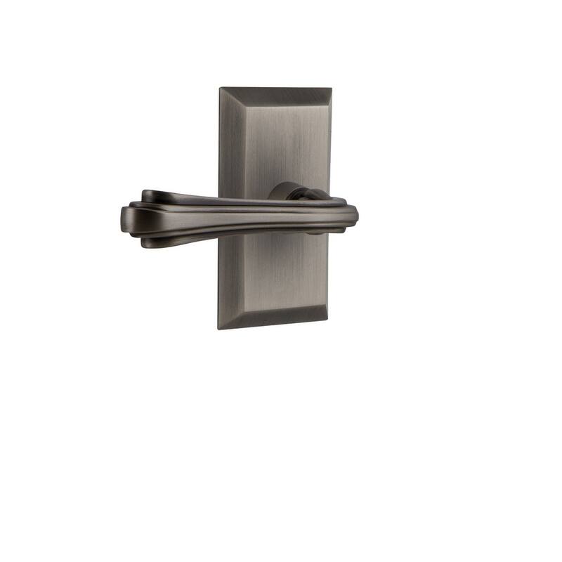 Nostalgic Warehouse Fleur Non-Turning One-Sided Door Lever with Studio