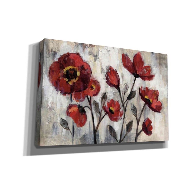 Epic Graffiti 'Floral Simplicity' by Silvia Vassileva, Canvas Wall Art