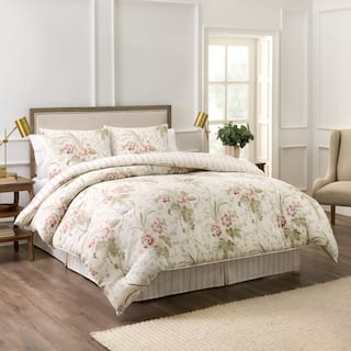 Waverly 4 Piece 100% Cotton Comforter Set