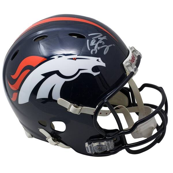 Shop Peyton Manning Signed Broncos Fs Auth Revolution Helmet W